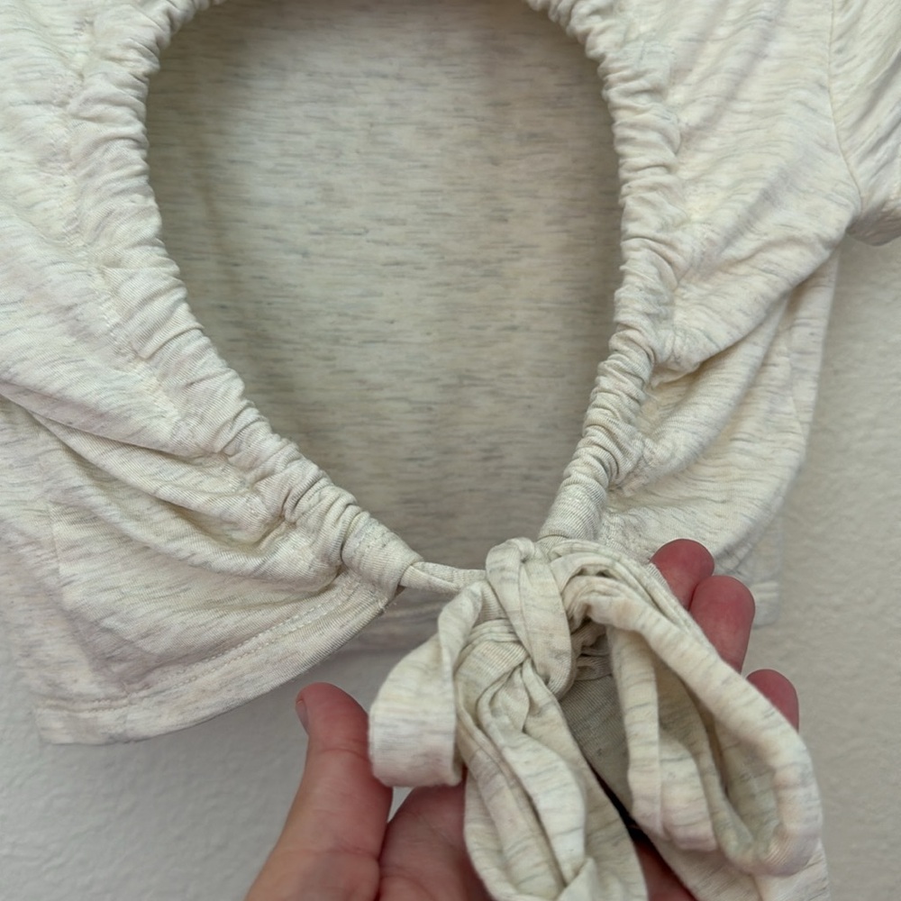Aerie  offline Crop Drawstring Open Back Thumbs Up - Picture 5 of 8